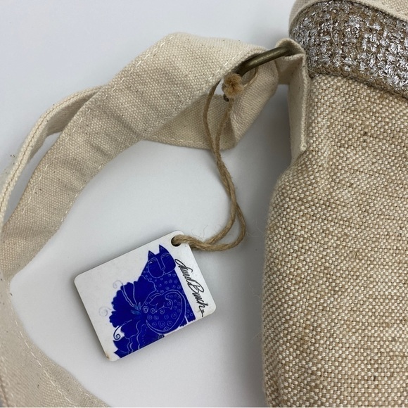 Laurel Burch Blossoming Felines Blue Cat Crossbody Purse Bag Handbag - Picture 8 of 10